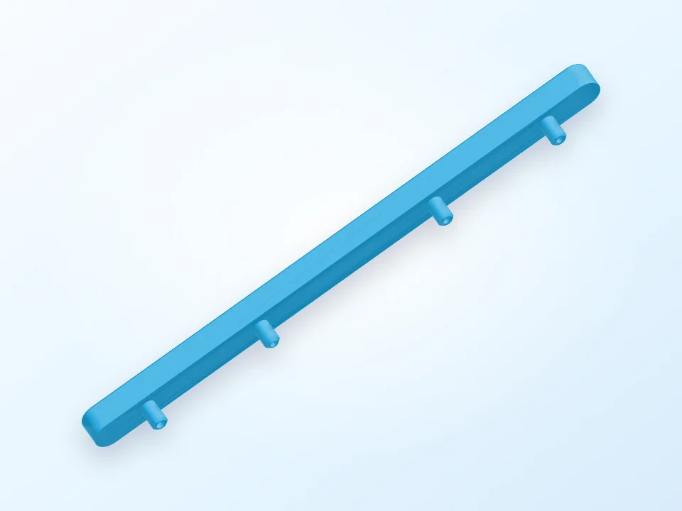 Shelf guides for IKEA cupboards 3D model preview