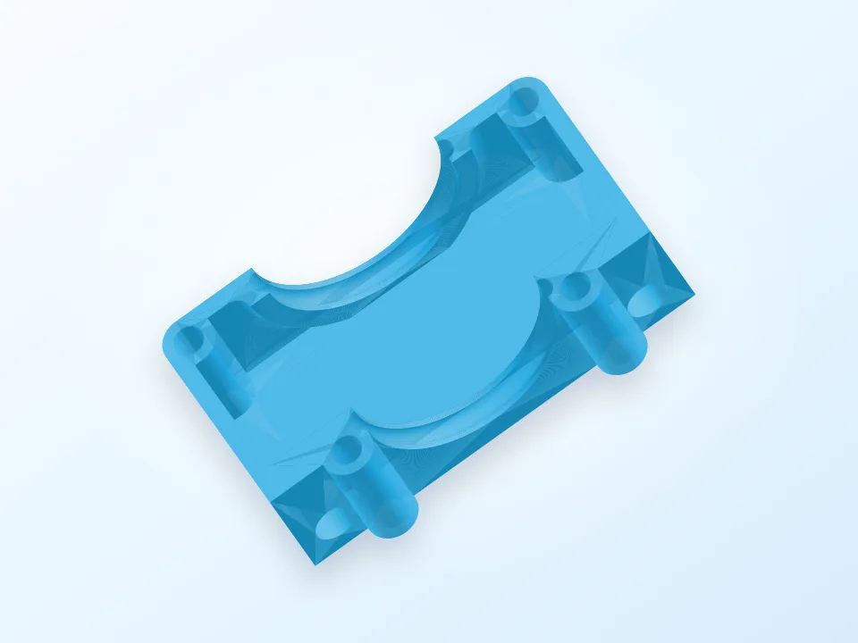 water cooling e3d v6 3D model preview