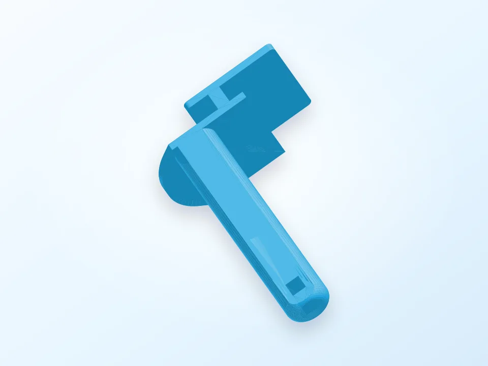 Guider 2 Filament Holder Pin Remix 3D model preview