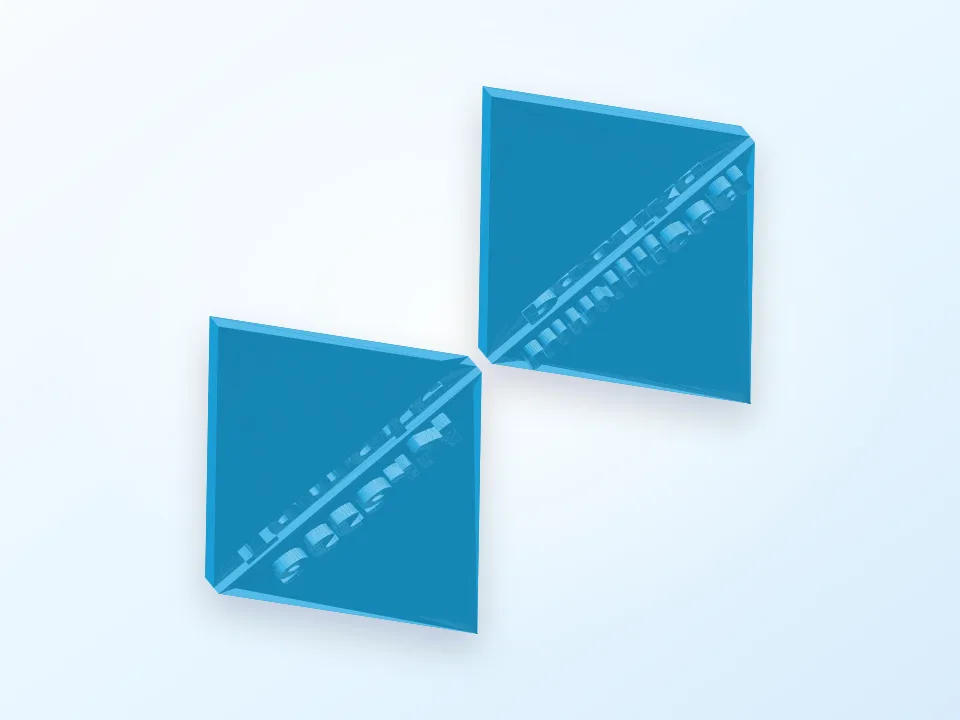 Pflanzen Schilder 3D model preview