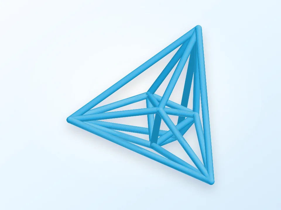 Platonic Solids with Duality 3D model preview