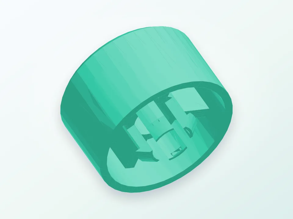 Computer Case Foot 3D model preview