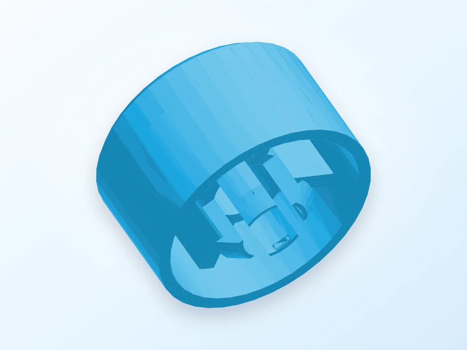 Computer Case Foot 3D model preview