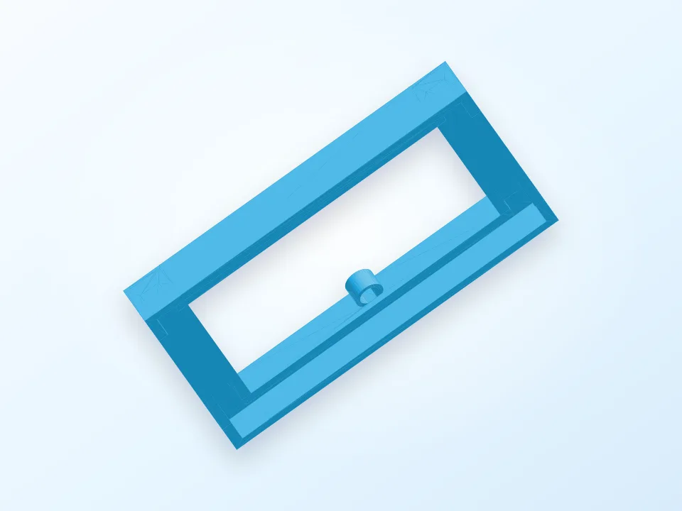 Generated preview of a deep-set picture frame.
