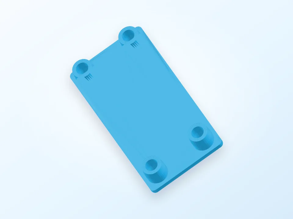 Endcap for 45/90 extrusion Corner fixings 3D model preview