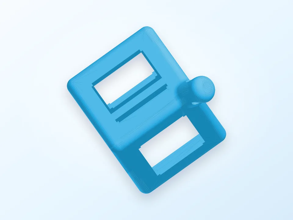Keyswitch Keychain Fidget Cubes 3D model preview