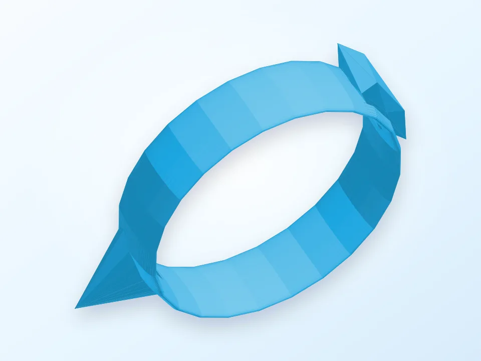 cool ring 3D model preview