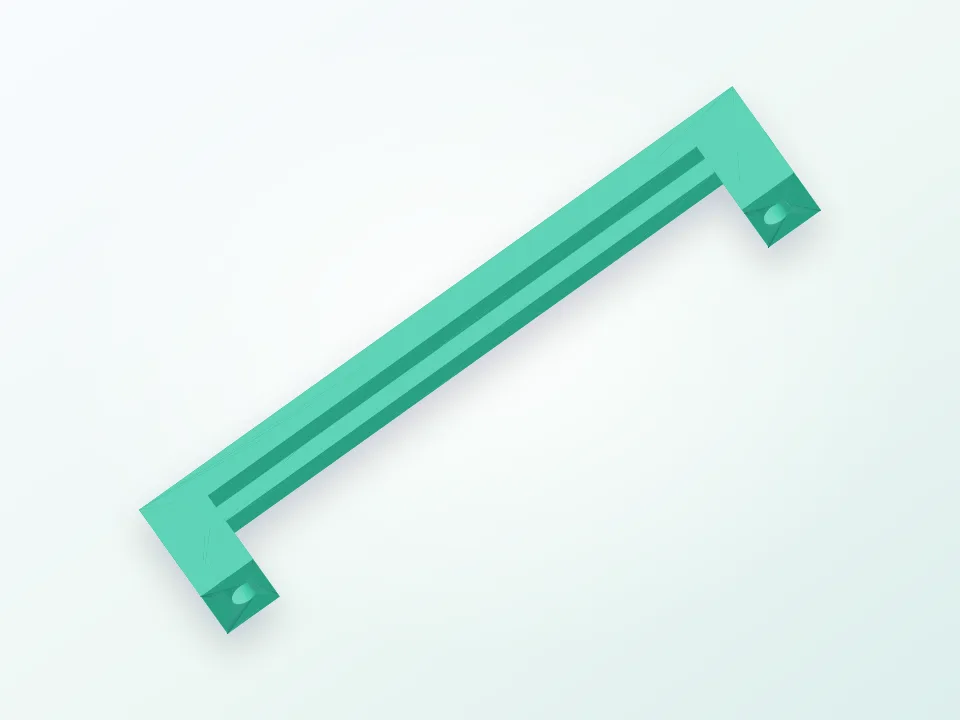 Drawer Handle 3D model preview