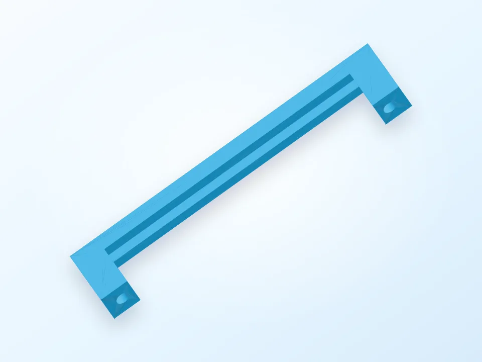 Drawer Handle 3D model preview