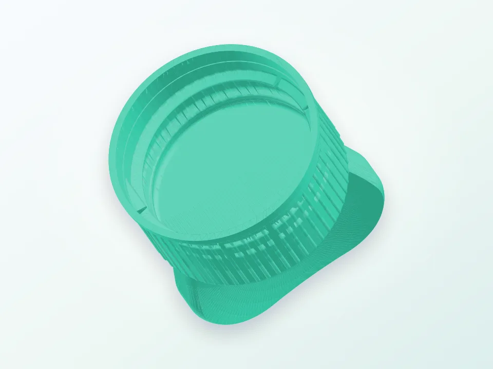 easy open pop cap 3D model preview