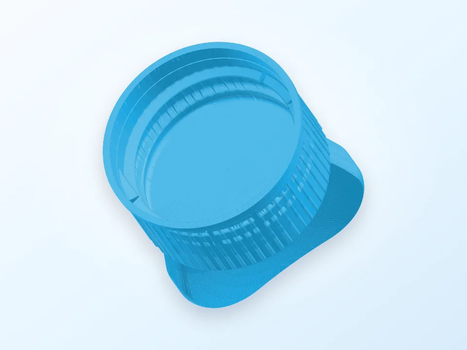 easy open pop cap 3D model preview