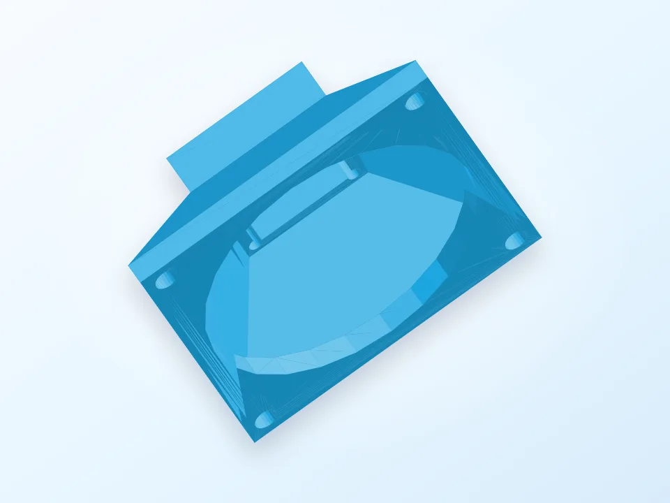 soporte ventilador laser 3D model preview