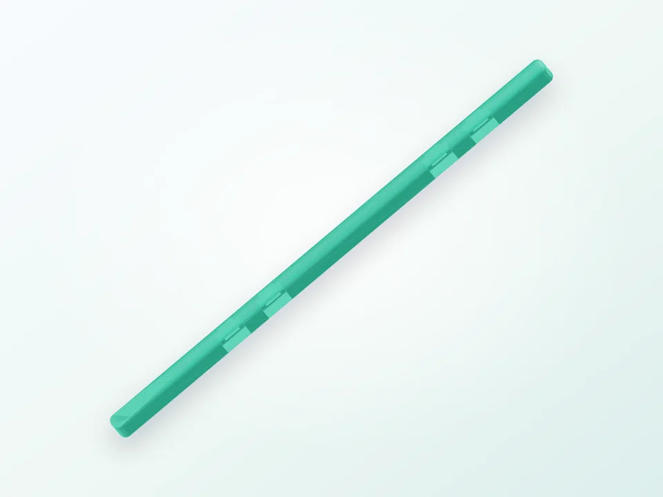 Drive Rail for IBM PC AT Computer Case 3D model preview