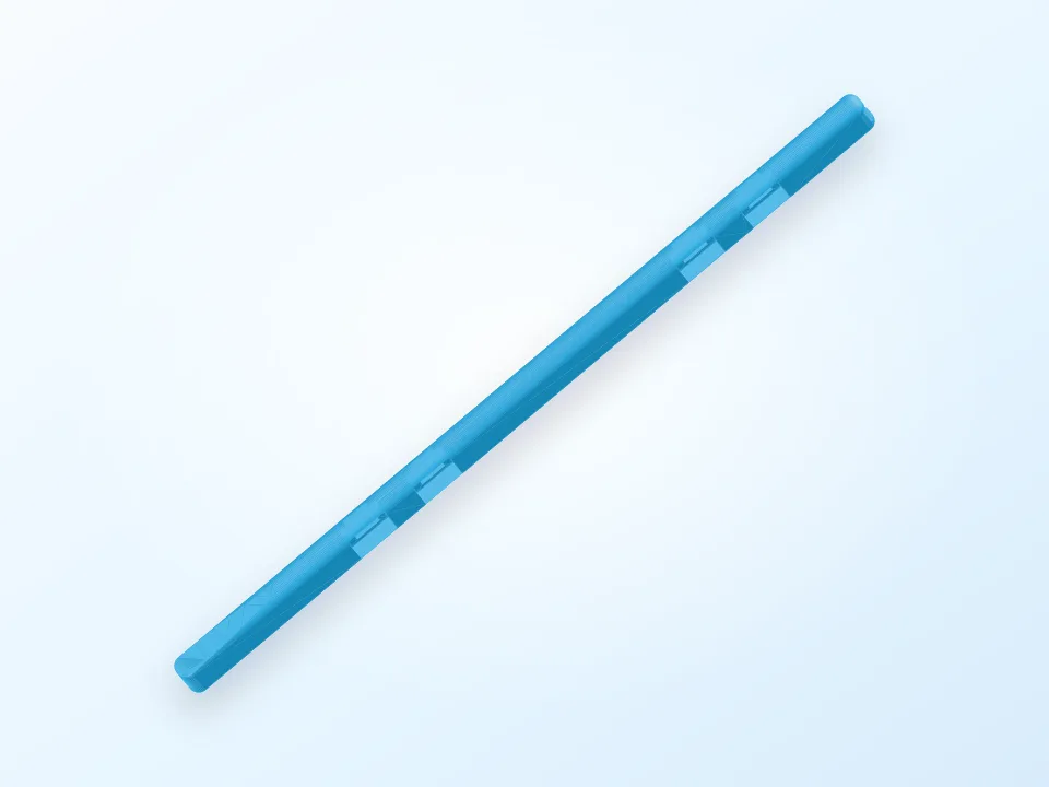 Drive Rail for IBM PC AT Computer Case 3D model preview