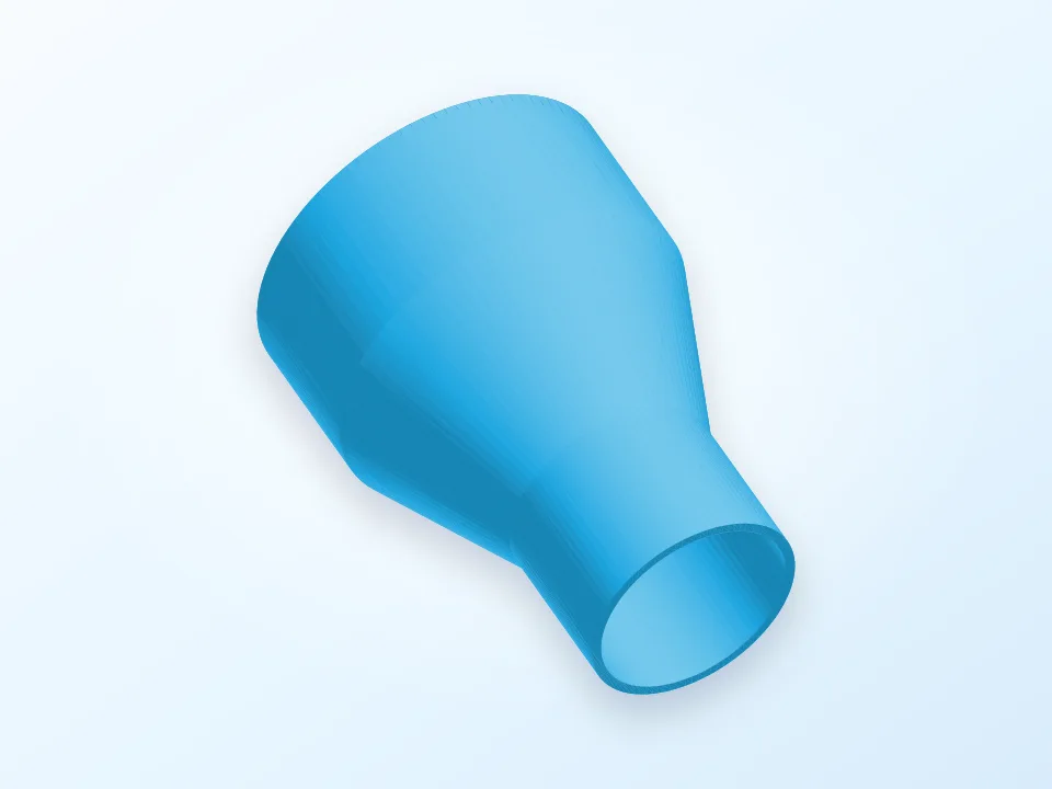 Vacuum Reducer for Cyclone Dust Collector 3D model preview