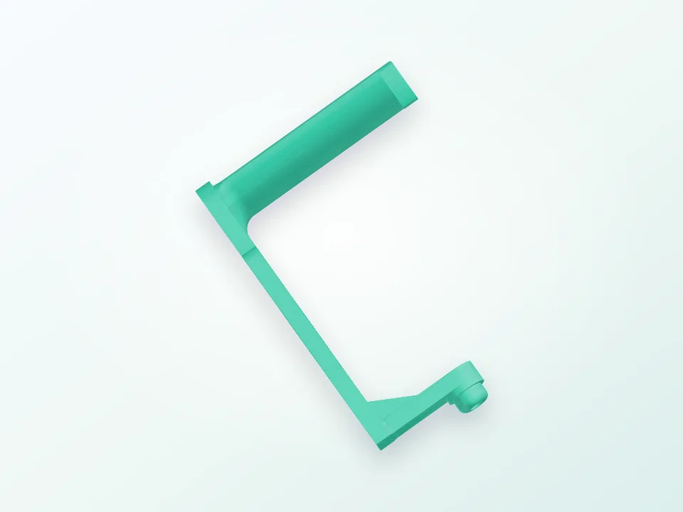 UP! Roll holder/Filament guide 3D model preview