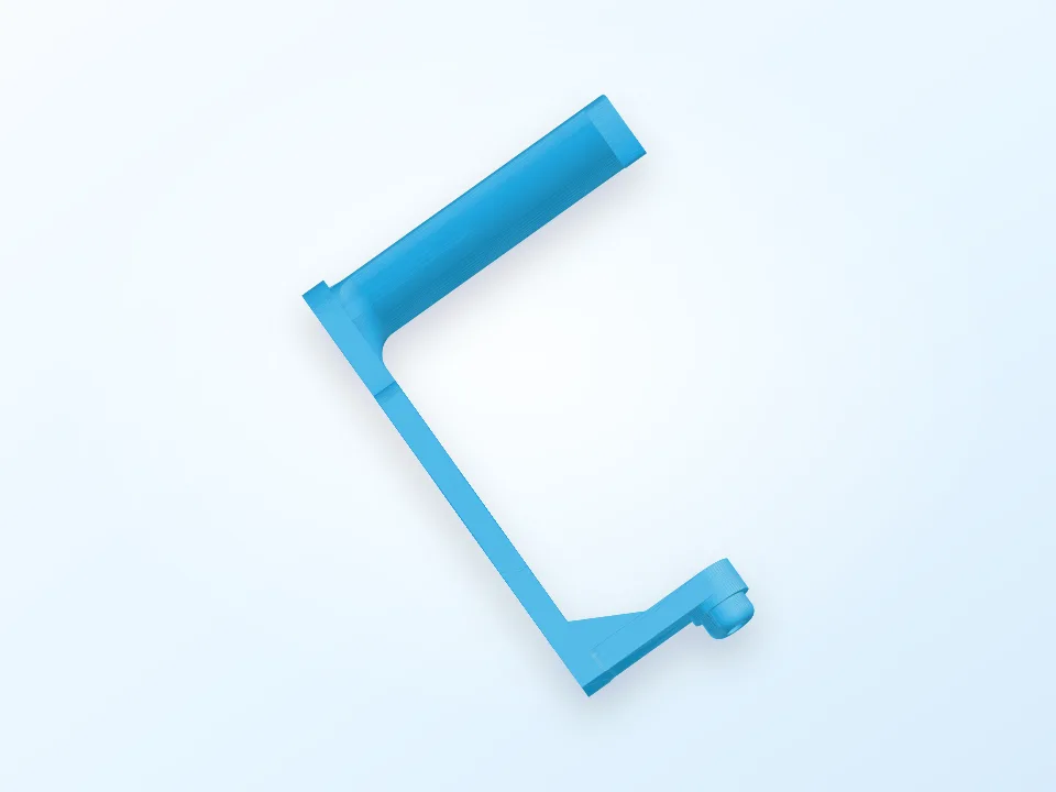 UP! Roll holder/Filament guide 3D model preview