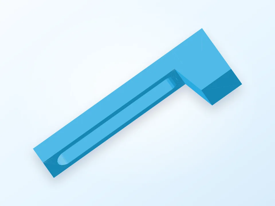 SOPORTE PARA ENDSTOP EJE Z ANET A8 3D model preview