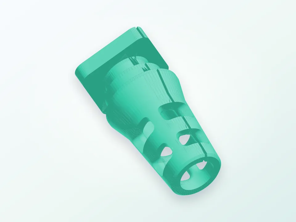 Cubicon Style Head Cable Grommet 3D model preview