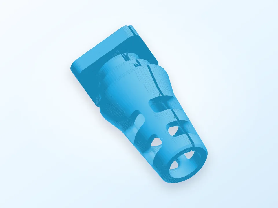 Cubicon Style Head Cable Grommet 3D model preview