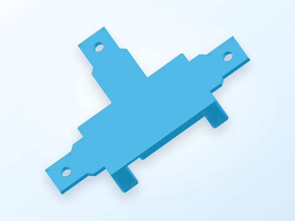 MicroWhoop AKK A3 VTX Mount 3D model preview
