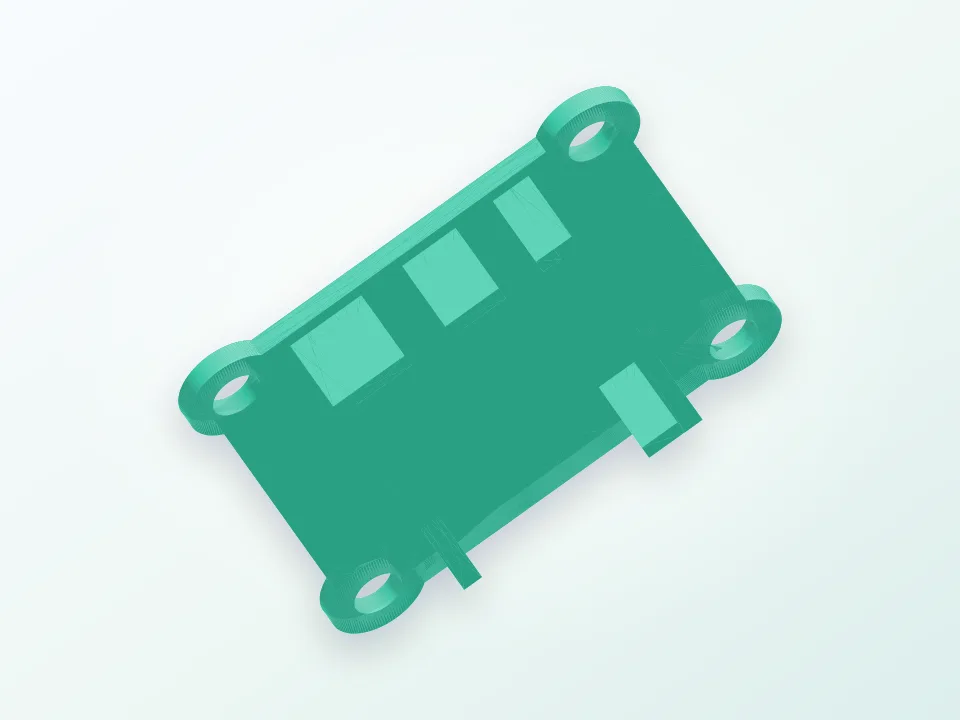R-XSR Receiver 20x20 Mount 3D model preview