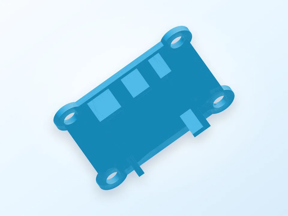 R-XSR Receiver 20x20 Mount 3D model preview