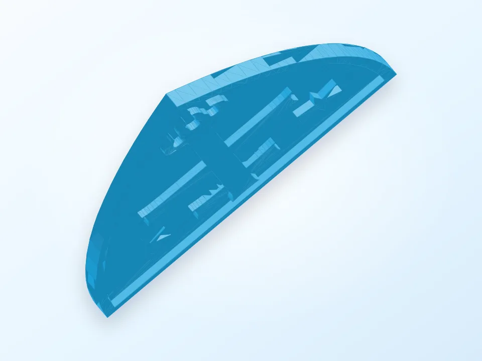 Zilina keychain 3D model preview