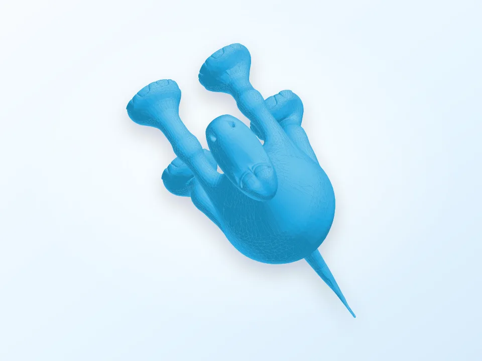 Dino remix 3D model preview