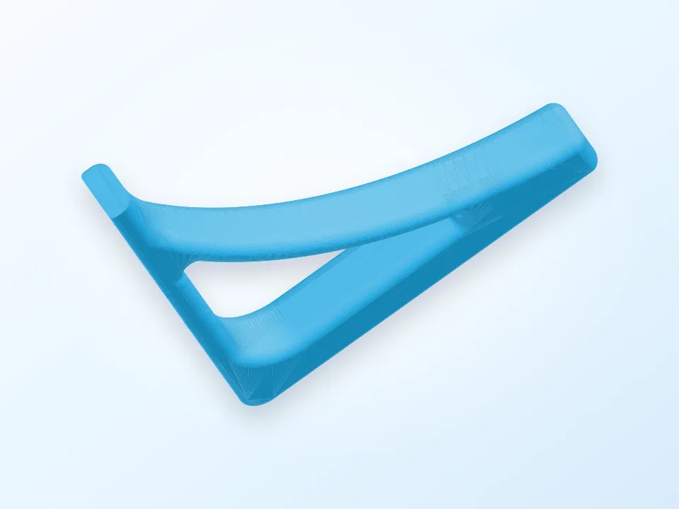 Spool Holder Bracket Style 3D model preview
