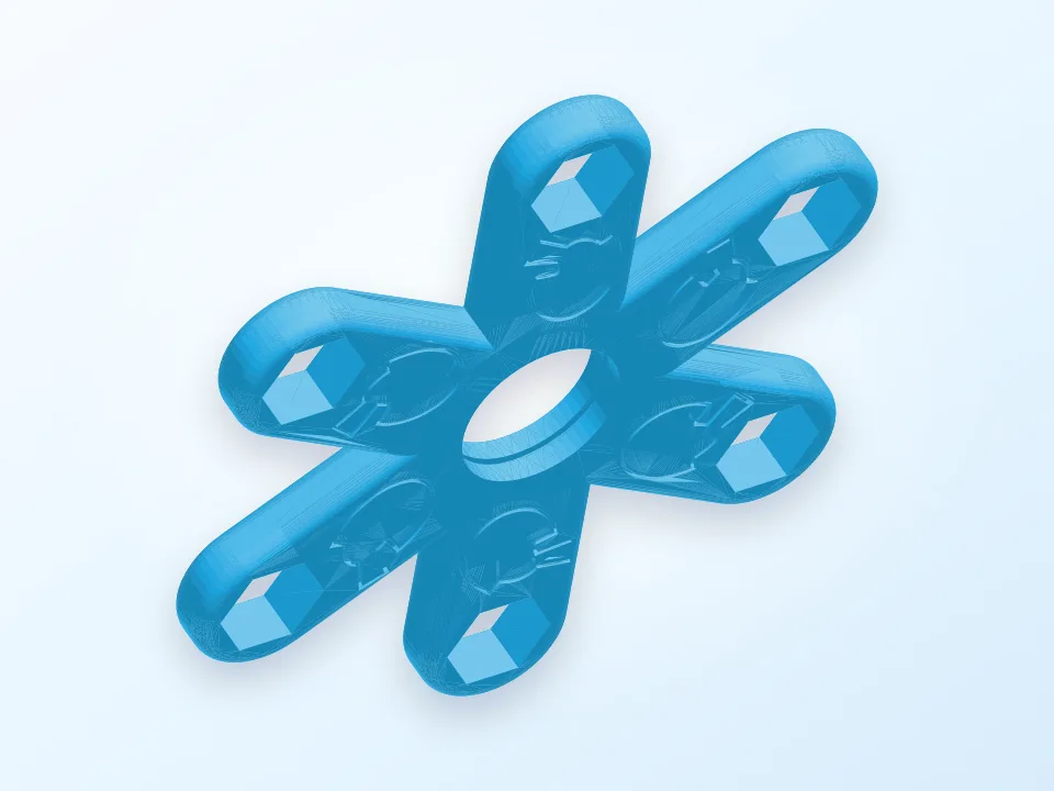 Stephen Featherston fidget spinner 3D model preview