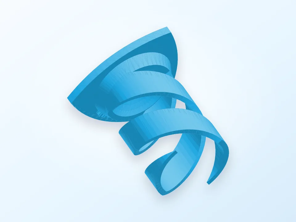 Penholder with text-tag 3D model preview