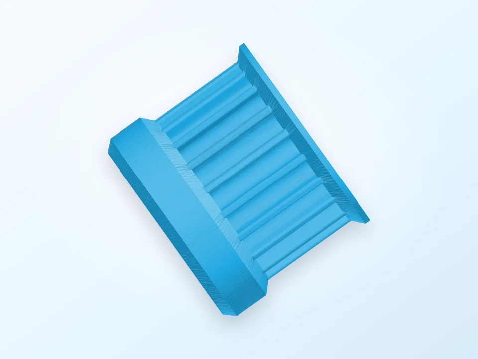 HTD 5M 20 teeth pulley for Nema23 3D model preview
