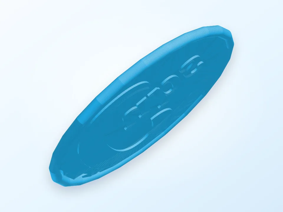 Cubs Coaster 3D model preview