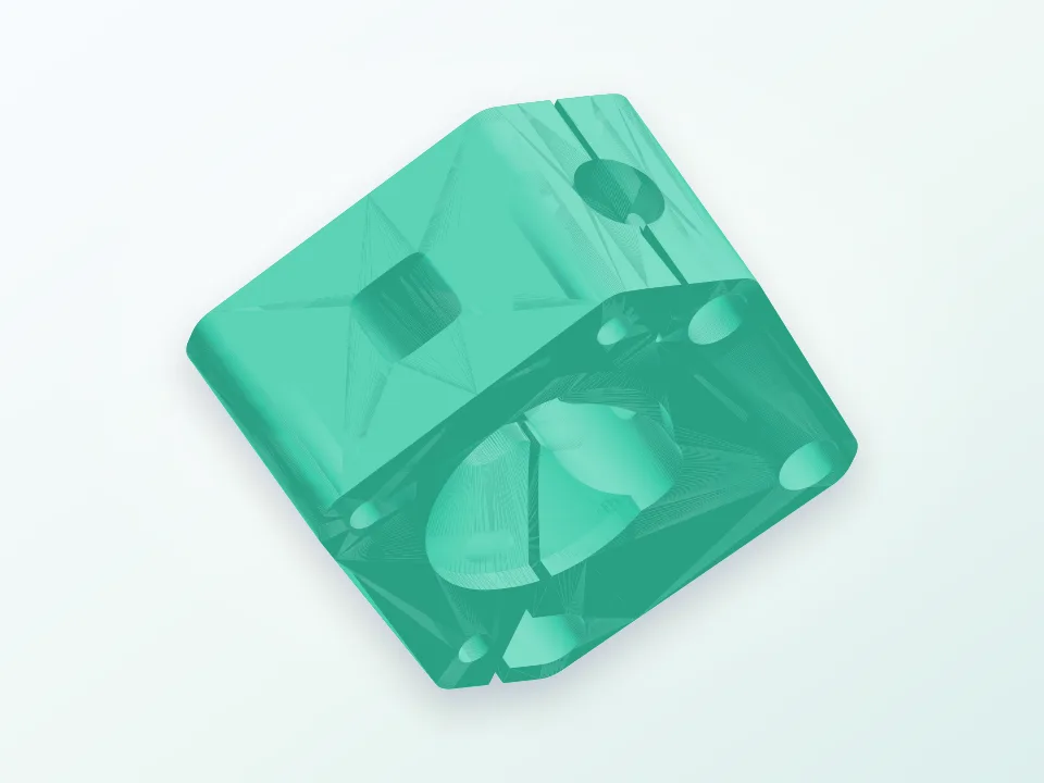 Fostruder K4 - Dual Drive Extruder 3D model preview