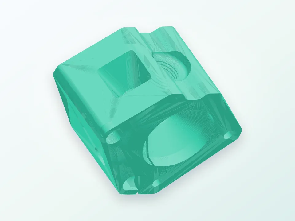 Fostruder H4 - Dual Drive Extruder 3D model preview