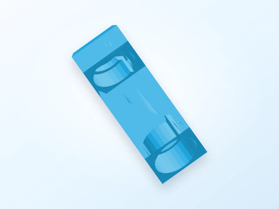 poor man's power bank // 18650 battery 3D model preview