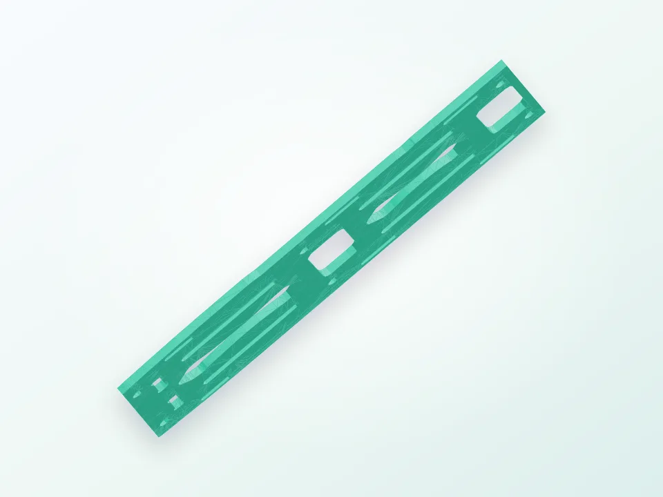 Eachine Falcon 250 Battery Plate 3D model preview