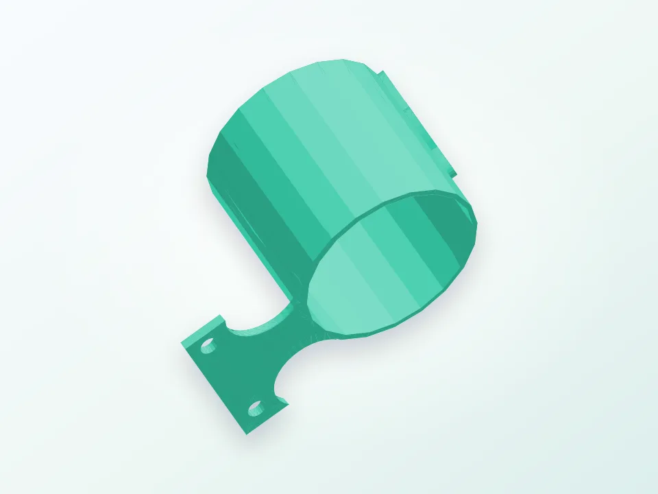 Desk Cup Holder 3D model preview