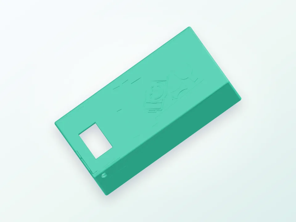 Salvaged 18650 USB 1s12p Power Bank 3D model preview