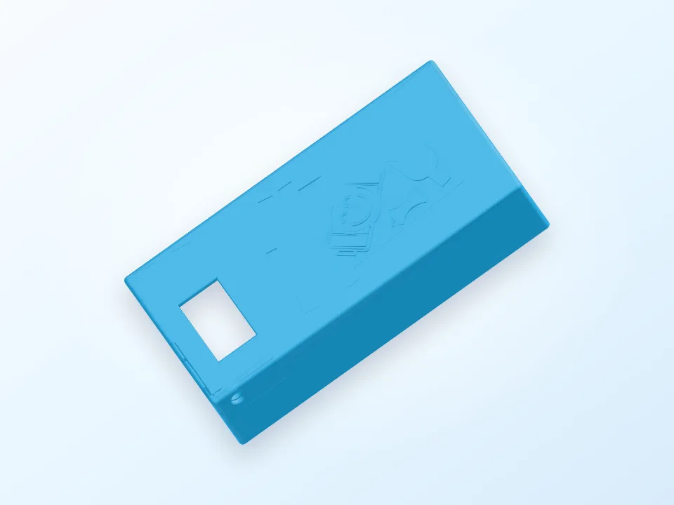 Salvaged 18650 USB 1s12p Power Bank 3D model preview