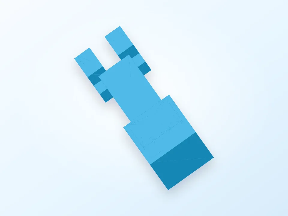 creaper 3D model preview