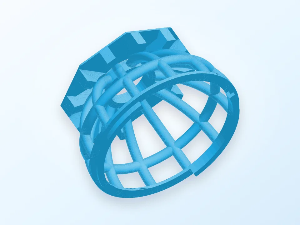 Cat Treat Ball Twist Apart 3D model preview