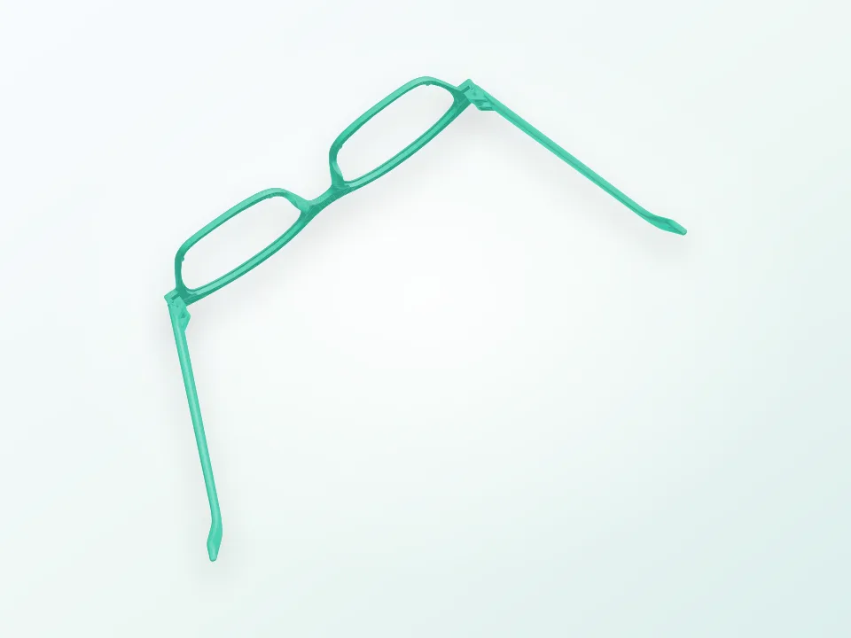 Glasses 3D model preview