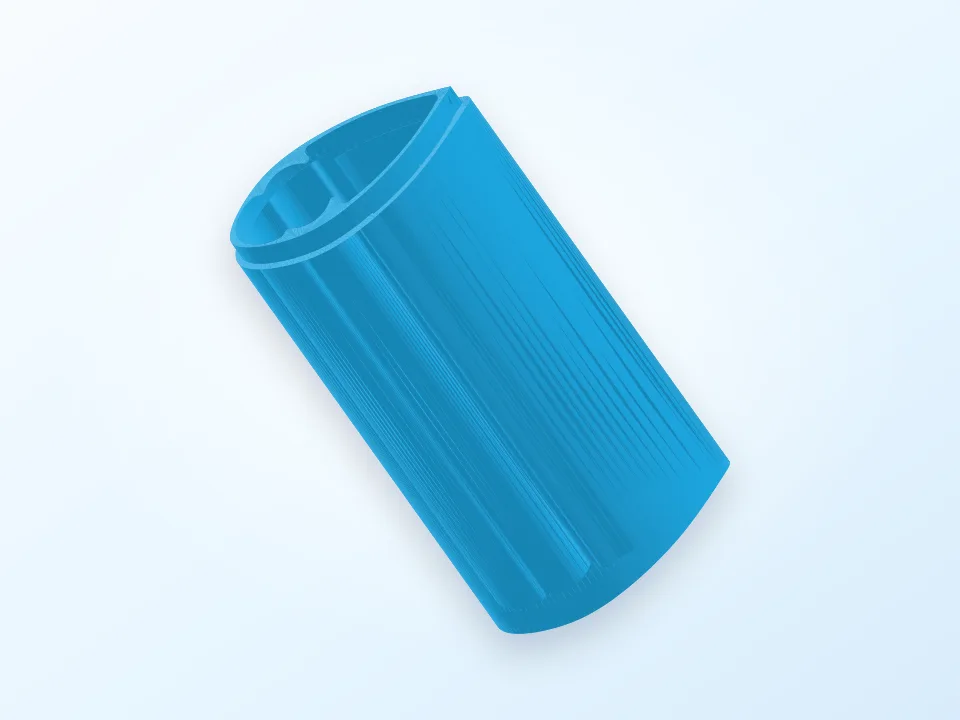 Streamlined strut cover for 1/2" tubing 3D model preview