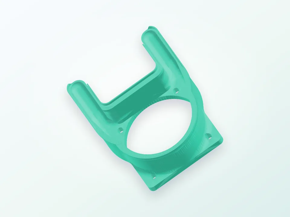 Cooling Fan Shroud for Creality Ender-2 3D model preview