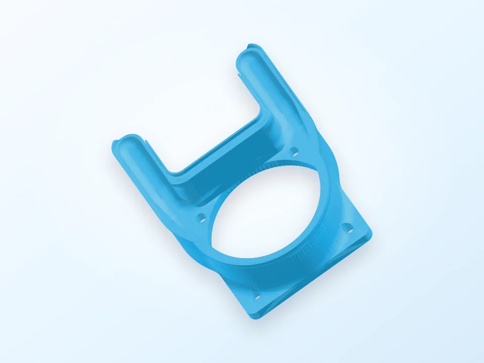 Cooling Fan Shroud for Creality Ender-2 3D model preview