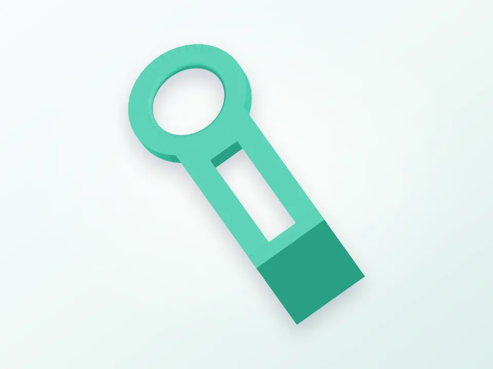 Guia de filamento 3D model preview