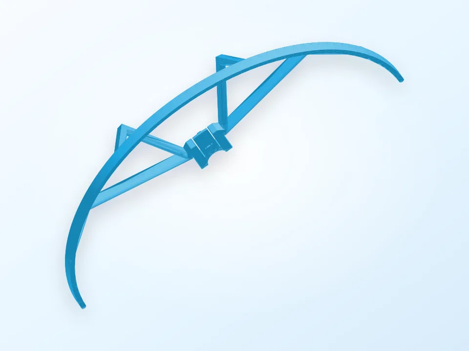VISUO XS809 Quadricopter strengthened Propeller Guard 3D model preview