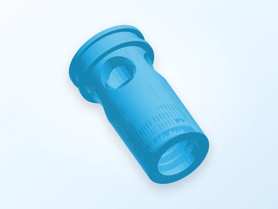 1/2" unf air stripper 3D model preview